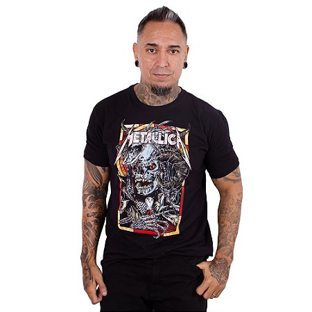 Camiseta Metallica War Final Preta Oficial