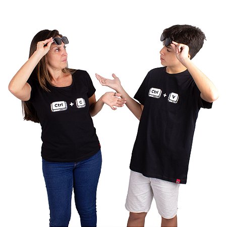Tal Mãe Tal Filho CTRL C + CTRL V Preta