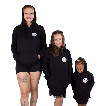 Tal Mãe Tal Filhos - Moletom Canguru Smile & Rock