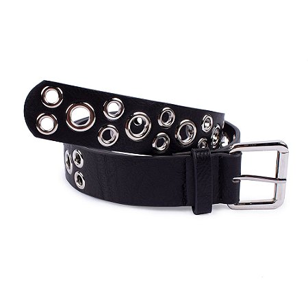 Cinto Ilhós Variado Preto