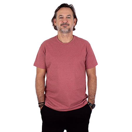 Camiseta Básica Goiaba.