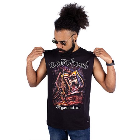 Regata Motorhead Orgasmatron Preta Oficial