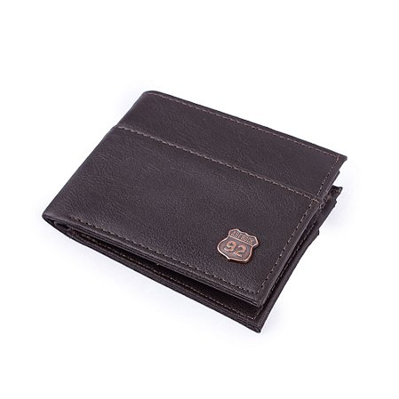 Carteira Aberta Recorte Marrom