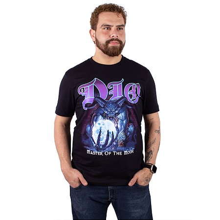 Camiseta Dio Master of The Moon Preta Oficial
