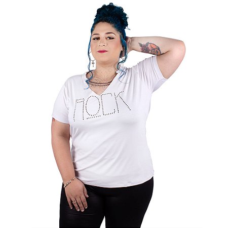 Blusa Corrente Long Rock - Branca