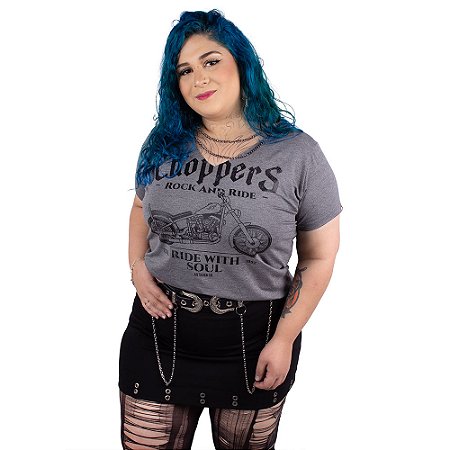 Blusa Corrente Moto Choppers Soul Grafite