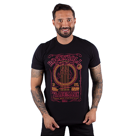 Camiseta Rock Trade Preta.