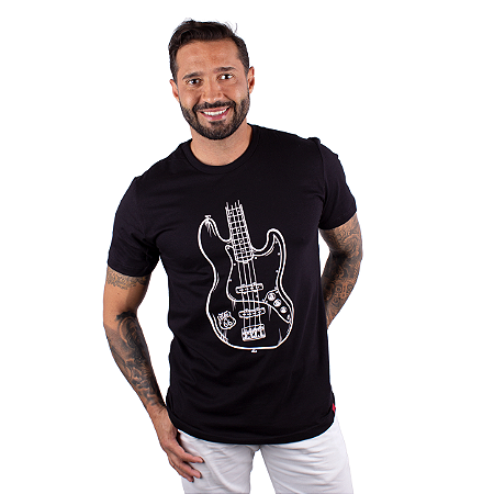 Camiseta Baixo Fender 66.