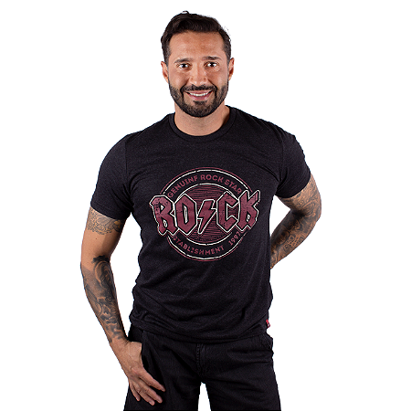 Camiseta Rock Stablishment Preta Jaguar.