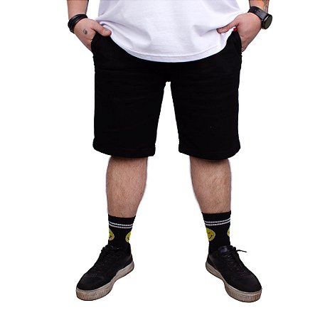 Bermuda de Sarja Preta