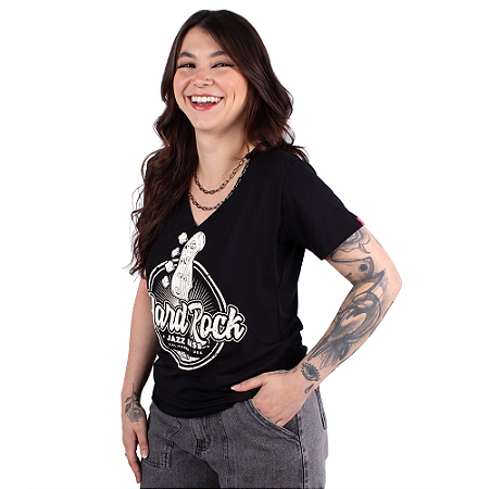 Blusa Corrente Hard Rock Bass Preta