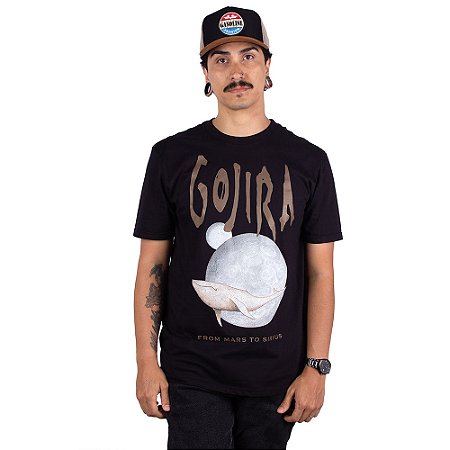 Camiseta Gojira From Mars To Sirius Preta Oficial