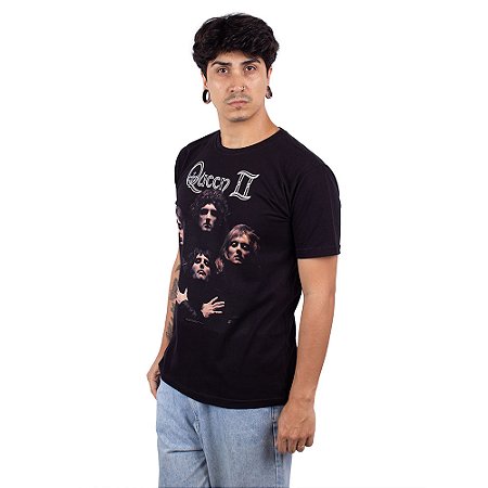 Camiseta Queen Bohemian Rhapsody Preta - Oficial