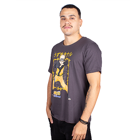 Camiseta Naruto Uzumaki Chumbo - Oficial