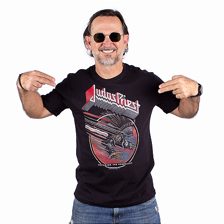 Camiseta Judas Priest Screaming For Vengeance Preta - Oficial