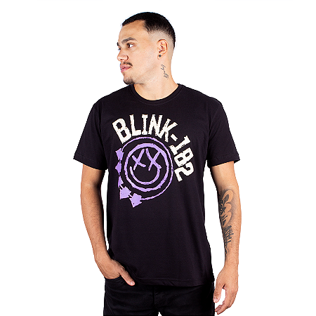 Camiseta Blink 182 Logo Preta - Oficial