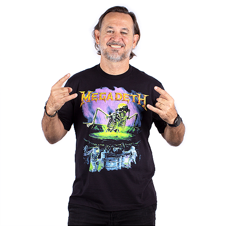 Camiseta Megadeth Contaminated Preta - Oficial
