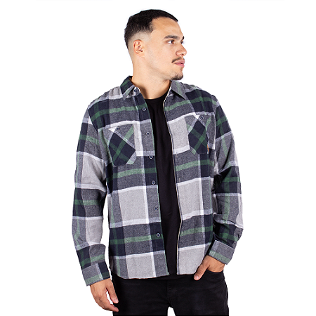 Camisa Xadrez Flanela - Verde
