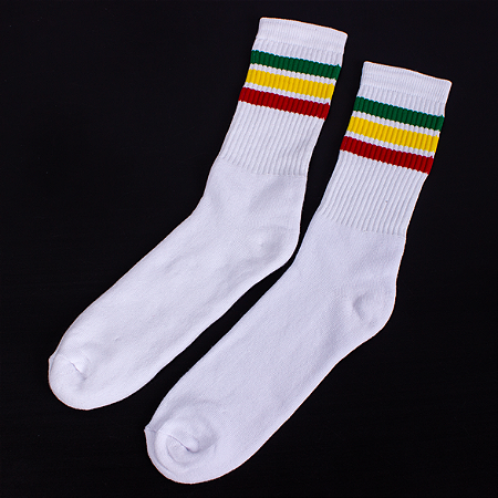 Meia Cano Longo Reggae - Branca