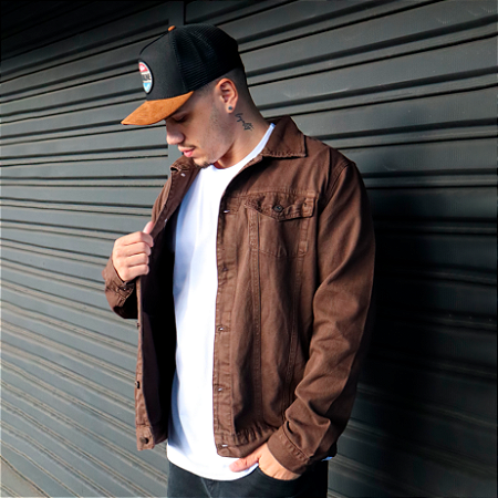 Jaqueta Masculina - Marrom Militar