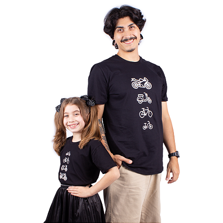 Tal Pai Tal Filho Moto Evolução Speed Preta