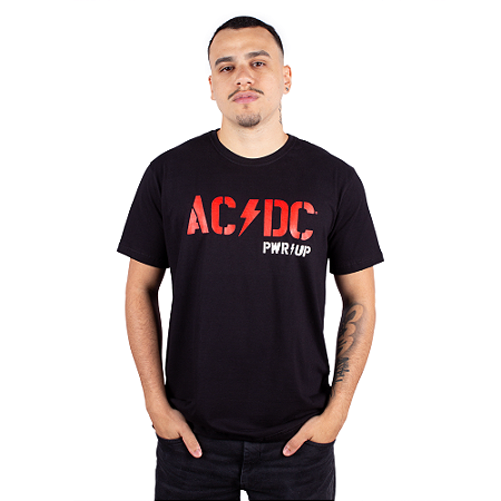 Camiseta ACDC Power Up Preta - Oficial