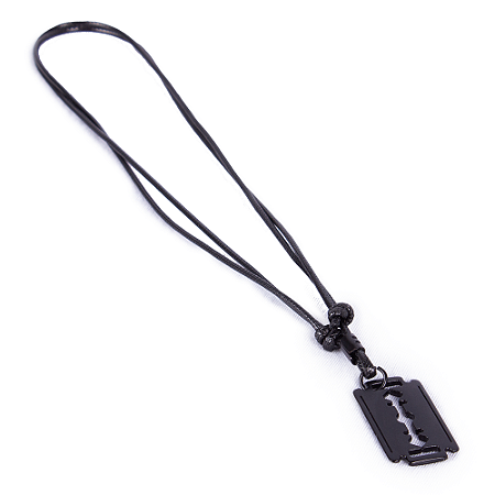 Colar Navalha Ajustável - Preto