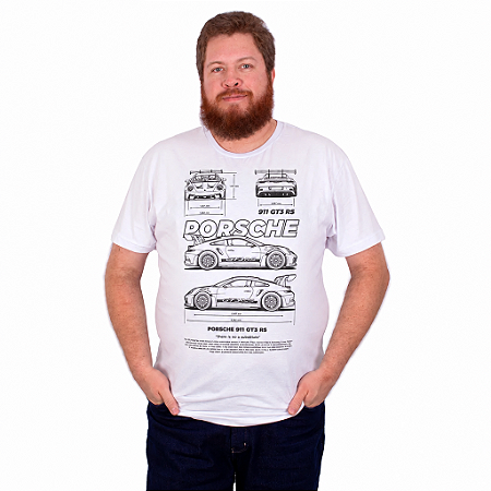 Camiseta Plus Size Porsche 911 - GT3 RS.