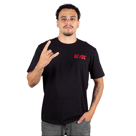 Camiseta ACDC PWR UP Tour Preta - Oficial