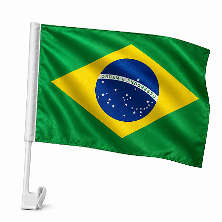 Bandeira do Brasil - Janela Automóvel