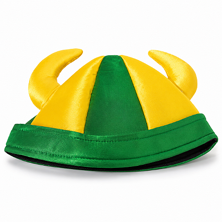 Chapéu Viking Torcedor do Brasil