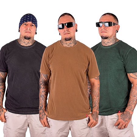 Kit 3 Camisetas Estonadas Monte o Seu.