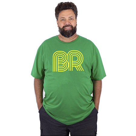 Camiseta Plus Size Brasil - Groove.