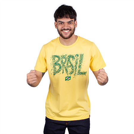 Camiseta Brasil - Rabiscos.