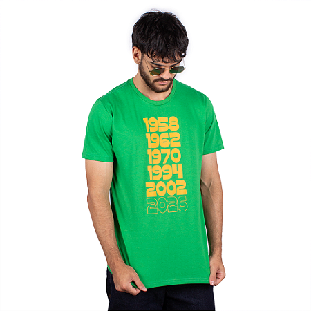 Camiseta Brasil Torcida - Agora Vai.