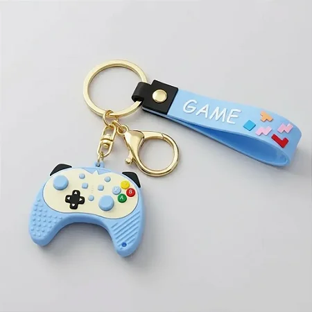 Chaveiro 3D Controle Gamer - Azul