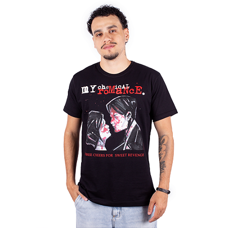 Camiseta My Chemical Romance Three Cheers Preta - Oficial