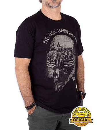 Camiseta Black Sabbath Máscara Tour 78 Preta Oficial