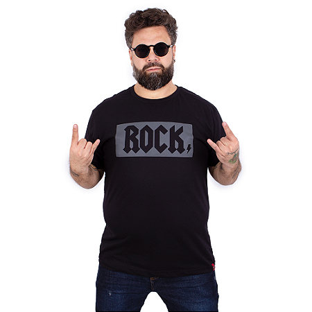 Camiseta Plus Size Rock.