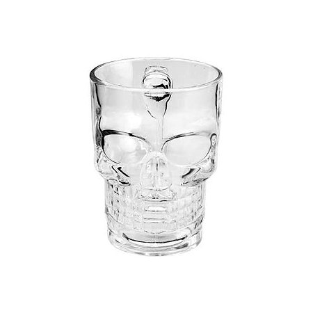 Caneca de Chopp Cerveja Caveira 365ml