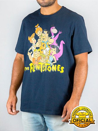 Camiseta Flintstones Marinho