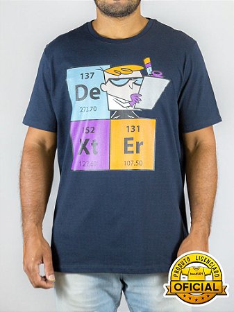 Camiseta Cartoon Network Dexter Marinho