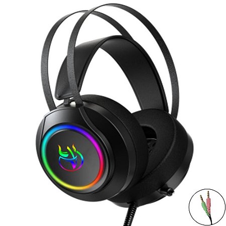 Headset Gamer Kross Gaming Eborh, P2 + USB