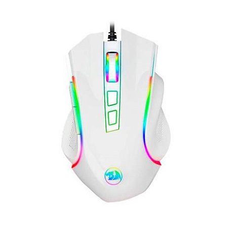 Mouse Gamer Redragon Griffin Branco RGB 7200DPI