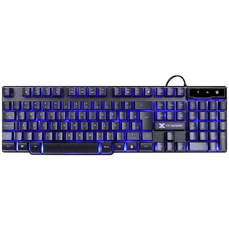 Teclado Gamer Vinik Hydra LED Azul ABNT2
