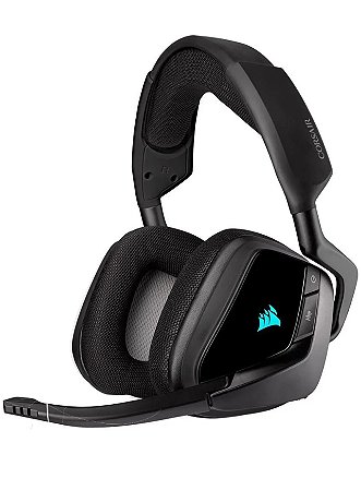 Headset Gamer Corsair Void Elite Wireless, RGB, 7.1 Surround Carbon