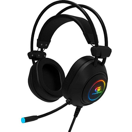 Headset Gamer Fortrek Crusader, RGB, P2, Preto