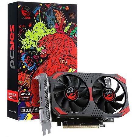 Placa de Vídeo PCYES AMD Radeon RX 560 4GB GDDR5