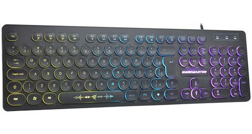 Teclado Gamer Kmex  Steampunk Gaming Master KM76