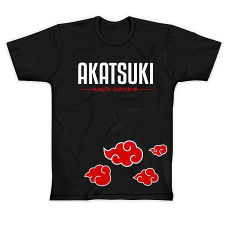 Camiseta Clube Comix Naruto Akatsuki Nuvens
